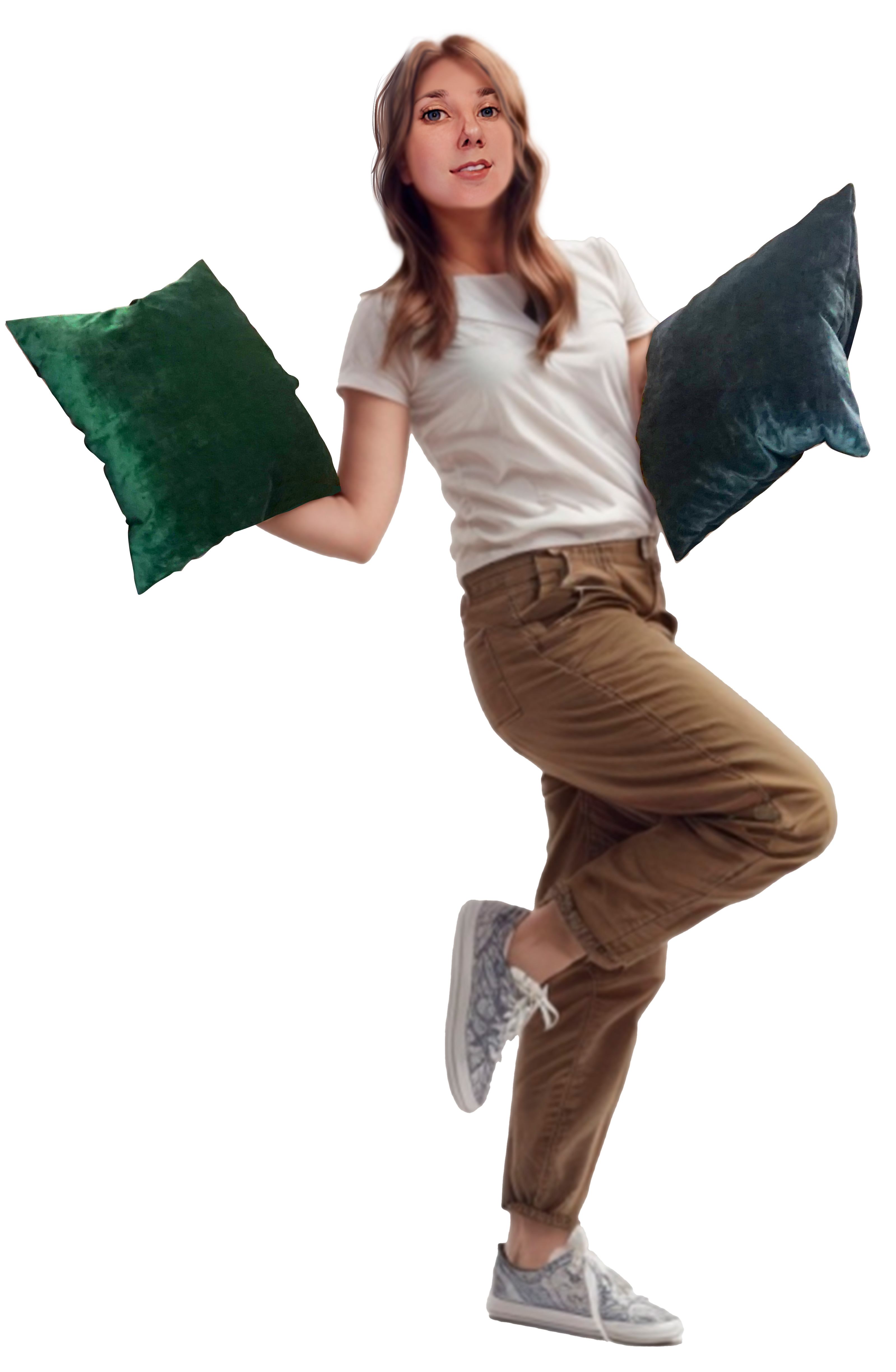 Комплектация Девушка с подушками