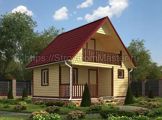 ПРОЕКТ БАНИ 021 6Х6