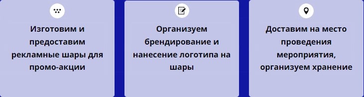 Описание организации по предоставлению шаров с логотипом