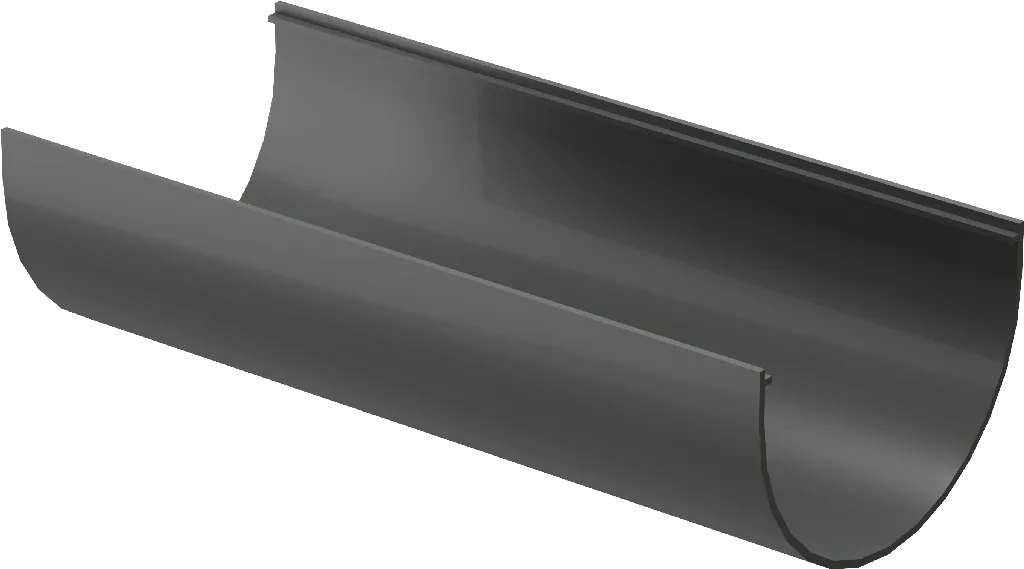 Жёлоб водосточный d120 мм Docke Standard 2000 мм, Серый (RAL7024)