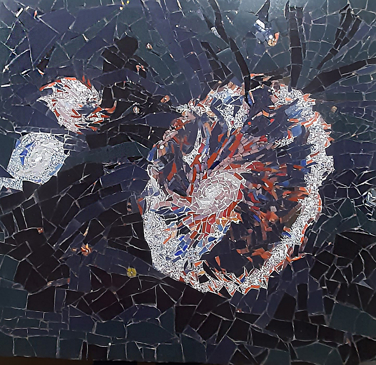 Авторская мозаичная картина - "Туманности во Вселенной 2" автор Юнаев Александр