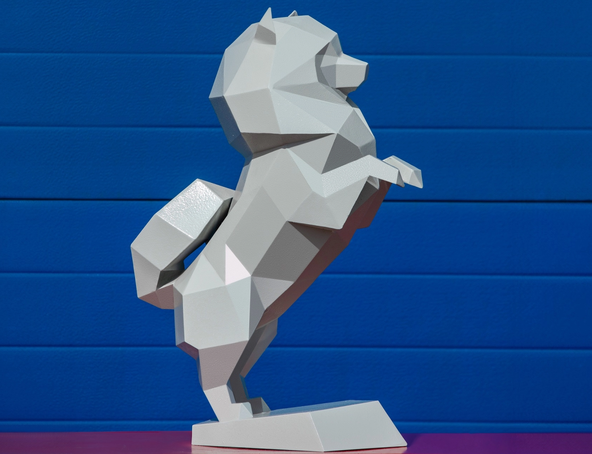 Полигональная фигура Шпиц