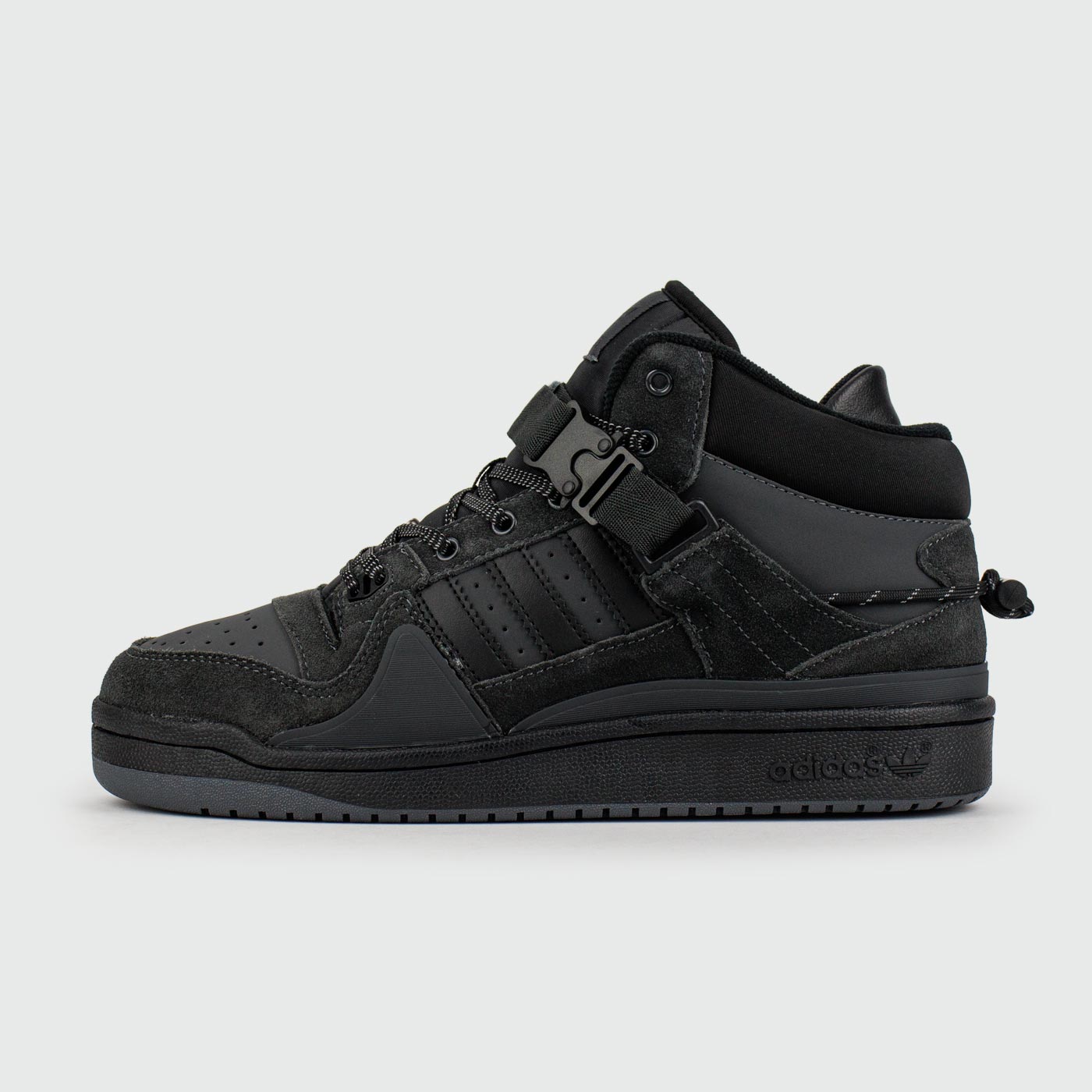 Forum Mid x Bad Bunny Dark Grey with Fur чаще выбирают клиенты