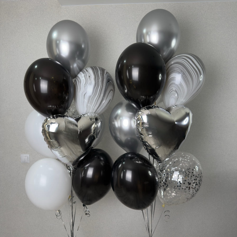Воздушные шары для мужчины с мраморными агатами