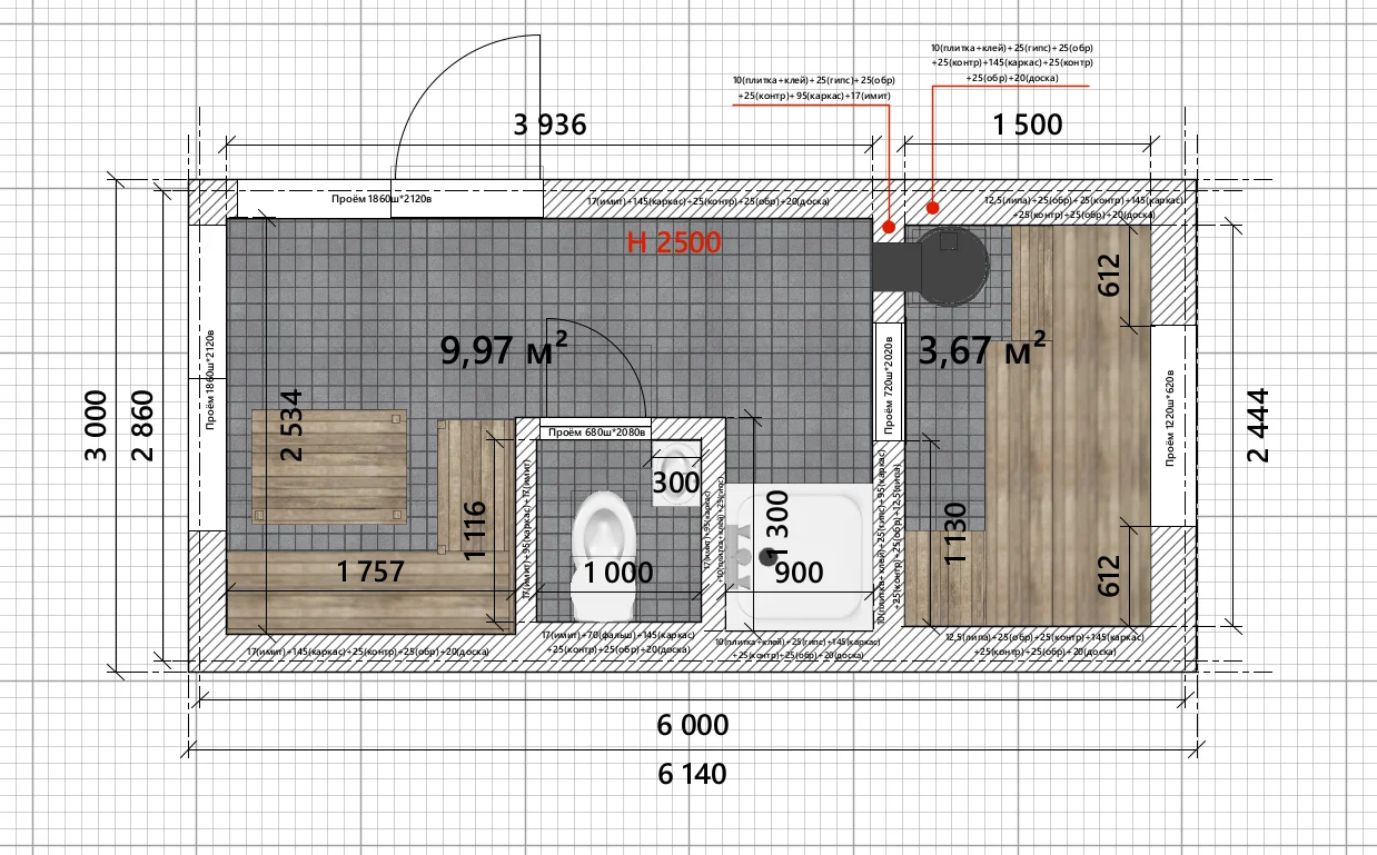 Планировка модульного дома Lite30-v2