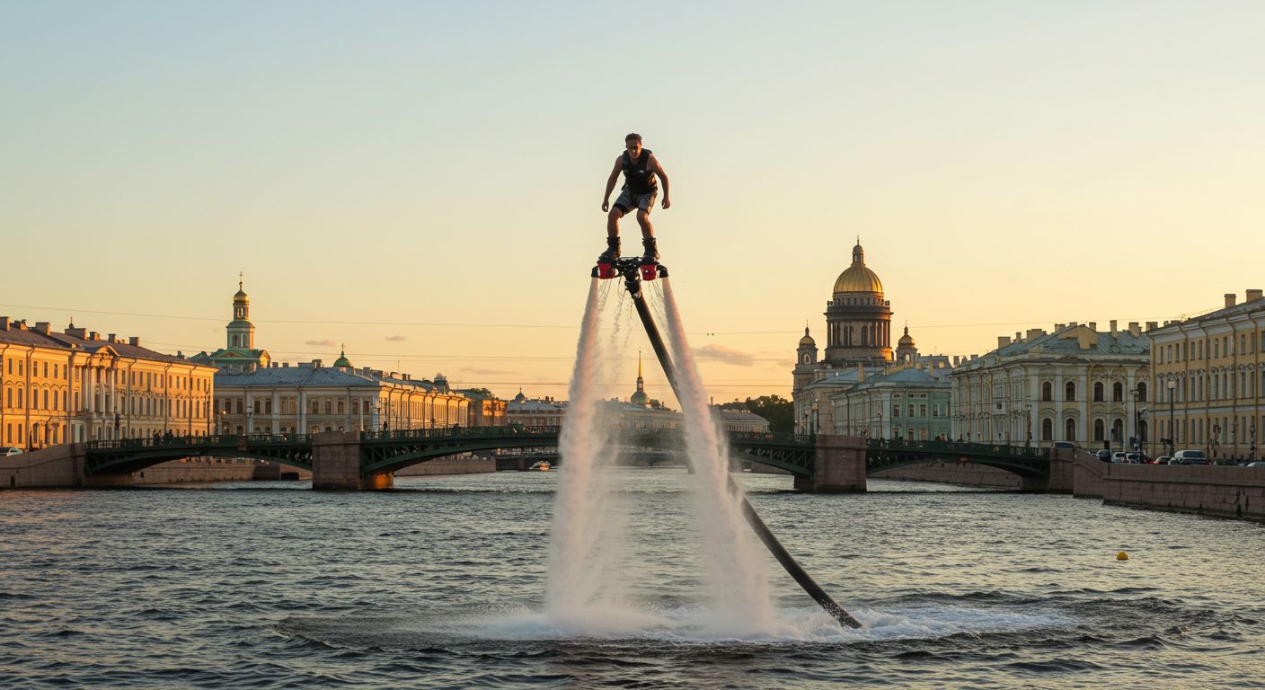 Полет на флайборде СПб