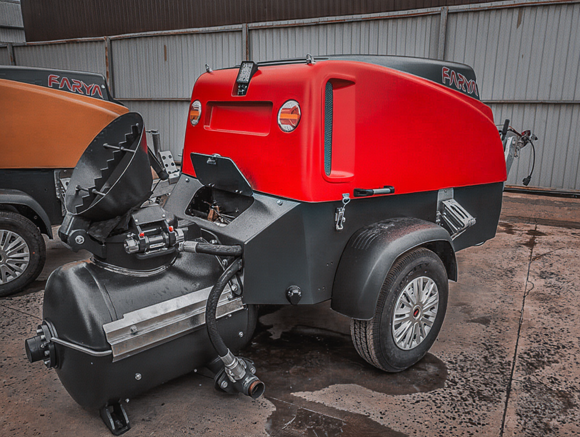 Крупный план узлов сборки и сервисных компонентов