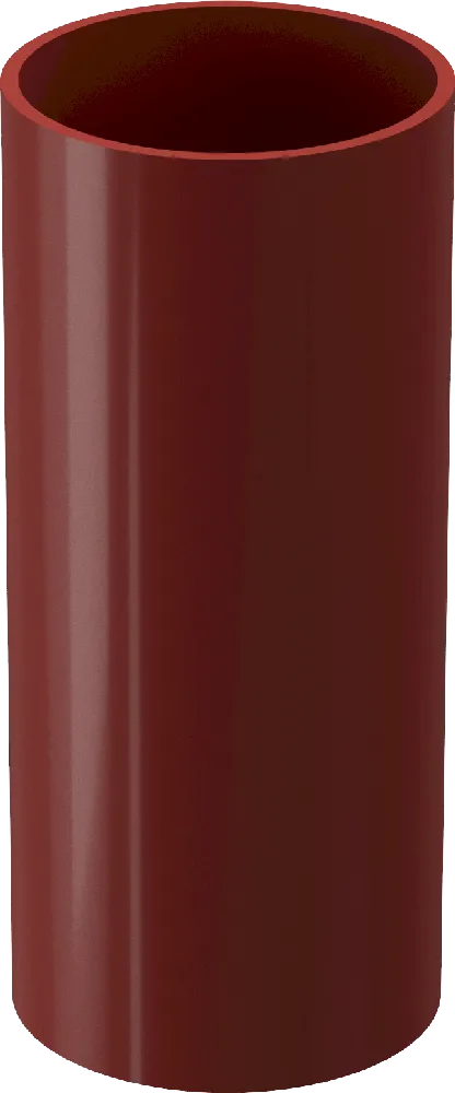 Труба водосточная d80 мм Docke Standard 1000 мм, Красный (RAL3005)