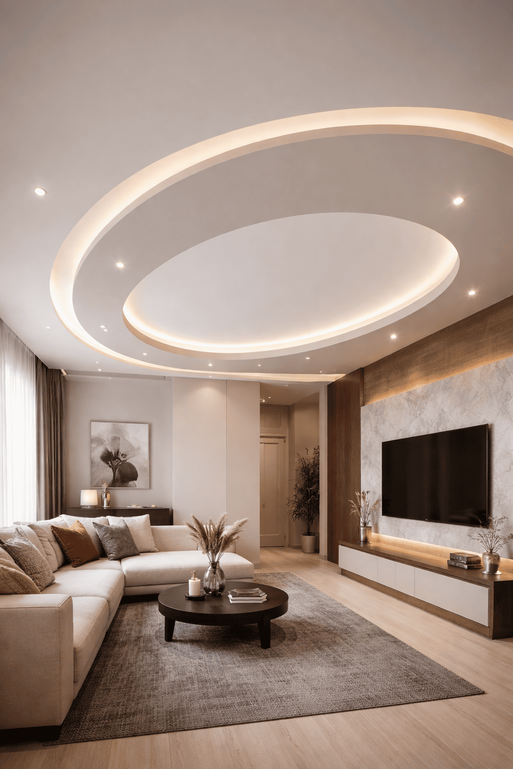 натяжной потолок с точечными светильниками с точечными светильниками