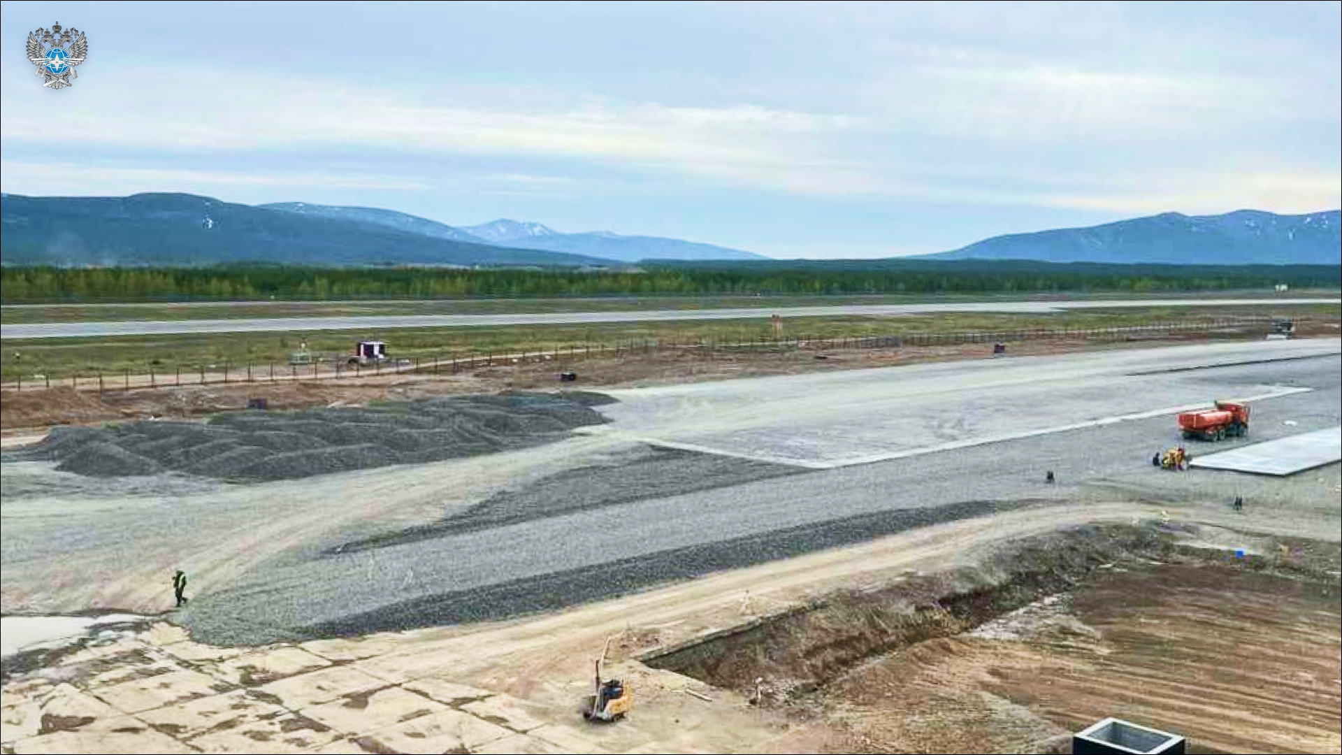 Продолжается реконструкция аэродромной инфраструктуры аэропорта «Сокол» в городе Магадан