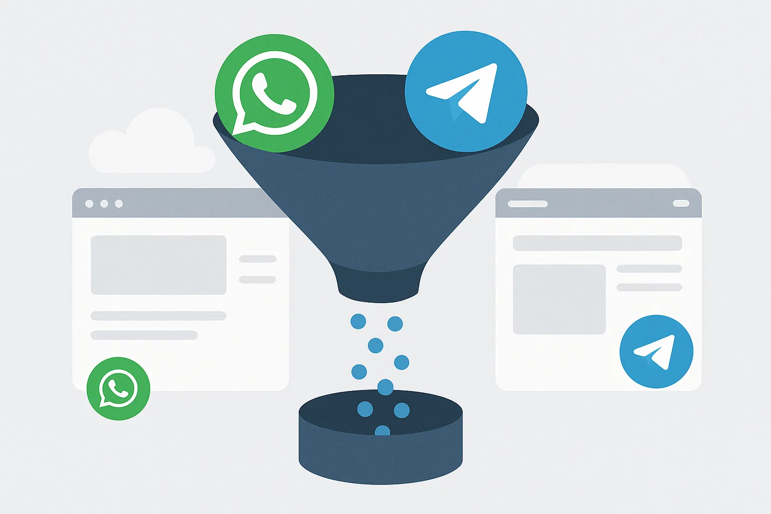 Виджеты WhatsApp/Telegram на сайте