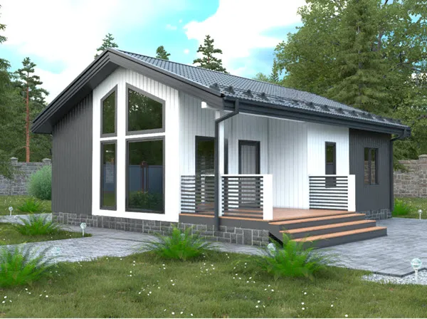 одноэтажные каркасные дома под ключ