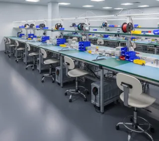 Производство электроники «Вектор» — пол за 7 дней