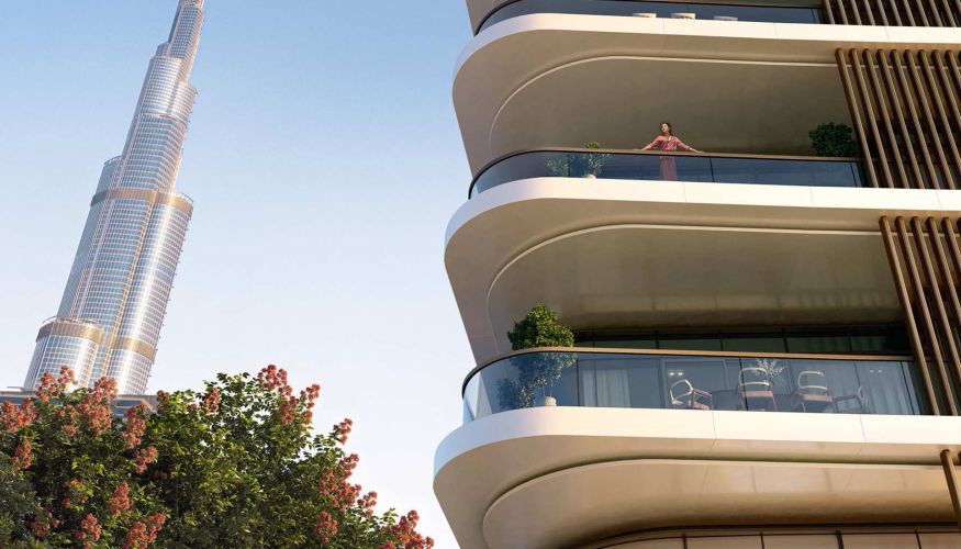 Panoramic Address Grand Downtown apartments in Downtown Dubai, overlooking Burj Khalifa