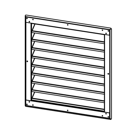 Нерегулируемые решётки ГРИД-П Решетка нерегулируемая для квадратных каналов ГРИД-П