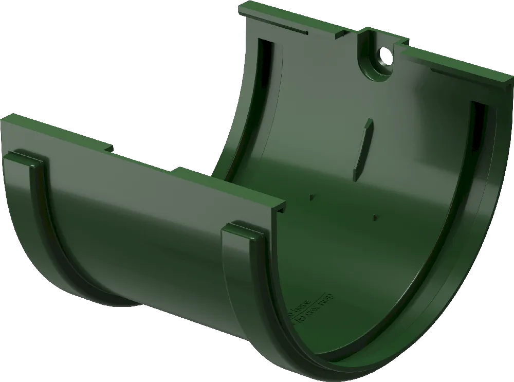 Соединитель желобов d120 мм Docke Standard, Зелёный (RAL6005)