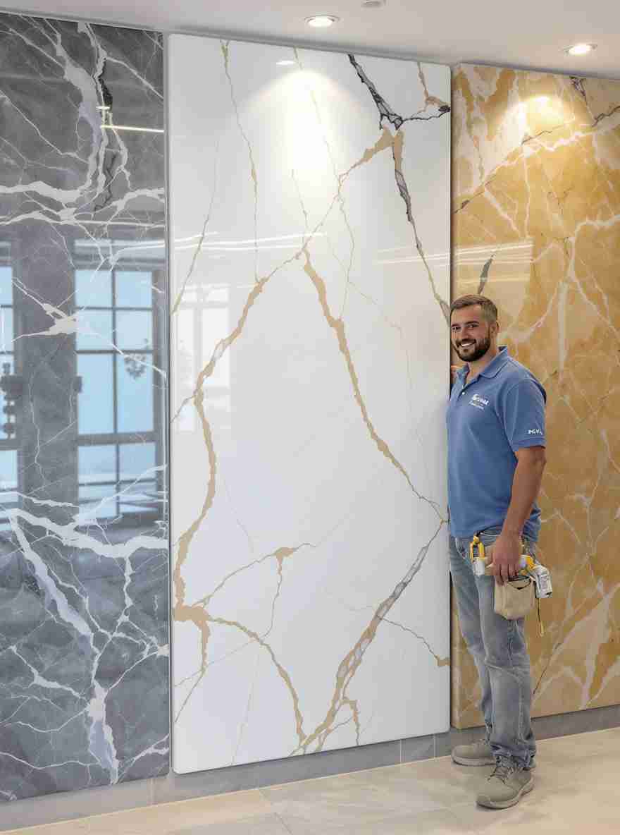 Склад магазин Гибкого мрамора на Урожайной