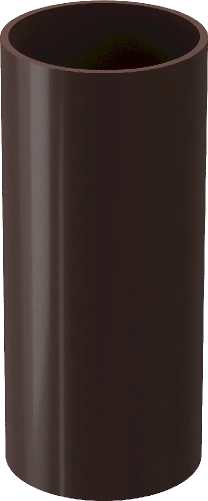 Труба водосточная d80 мм Docke Standard 1000 мм, Тёмно-коричневый (RAL8019)