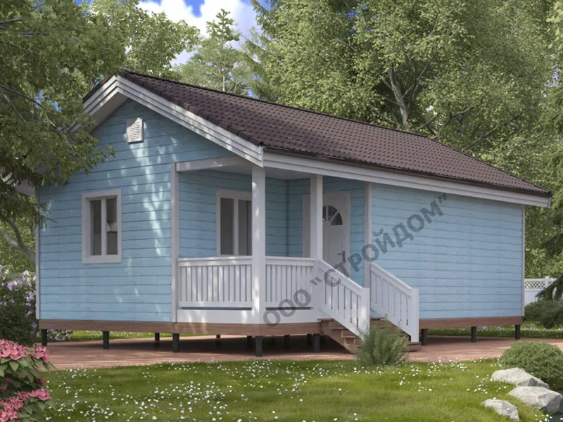 Каркасный дом ДНЕПР 6Х9