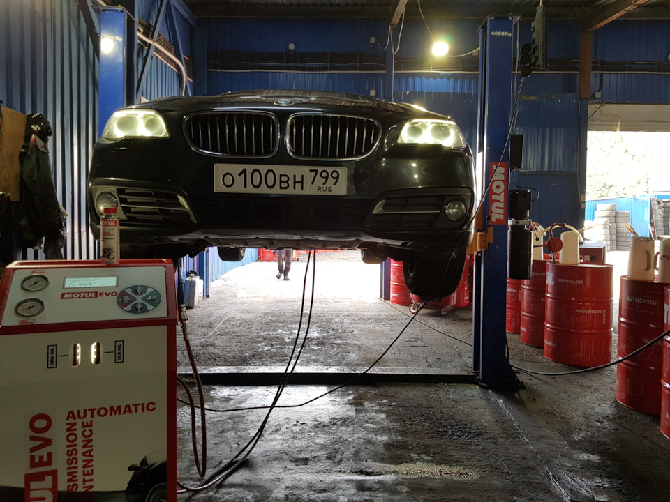 Замена масла в АКПП BMW 5 Серии