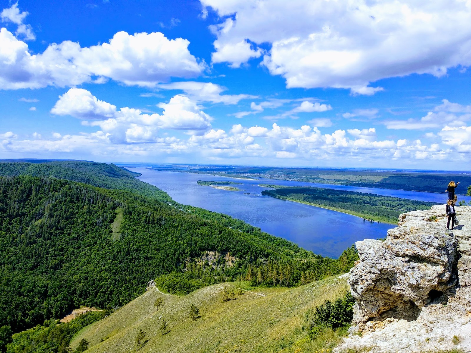 Жигулевские горы рисунок
