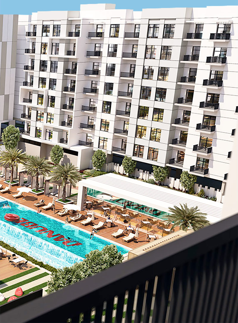 Danube Lawnz Apartments in Dubai International City