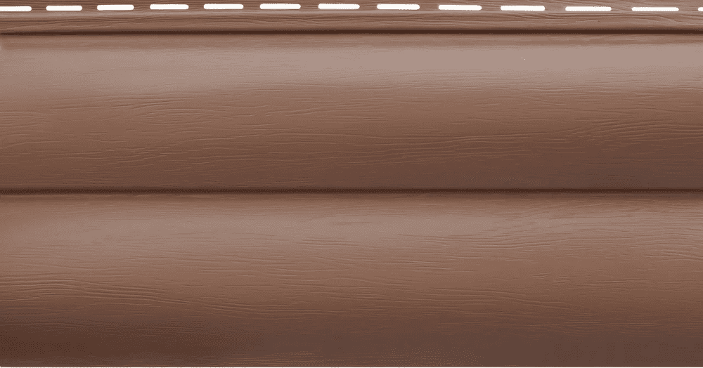 Сайдинг Альта-Профиль Блок-хаус Премиум BH-02, 3100х320 мм, Красно-коричневый