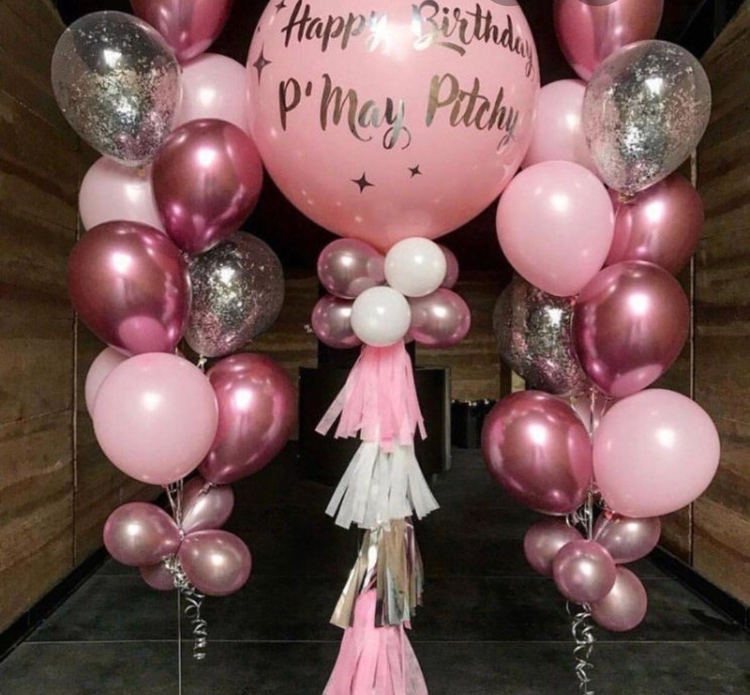 шары на день рождения девушке