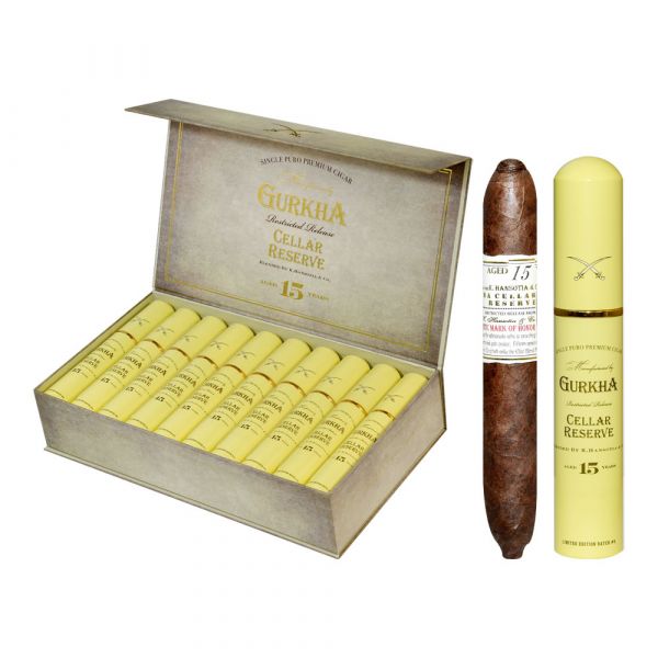 Купить сигару Gurkha Cellar Reserve 15 Grand Rothchild Tubos в магазинах Sherlton