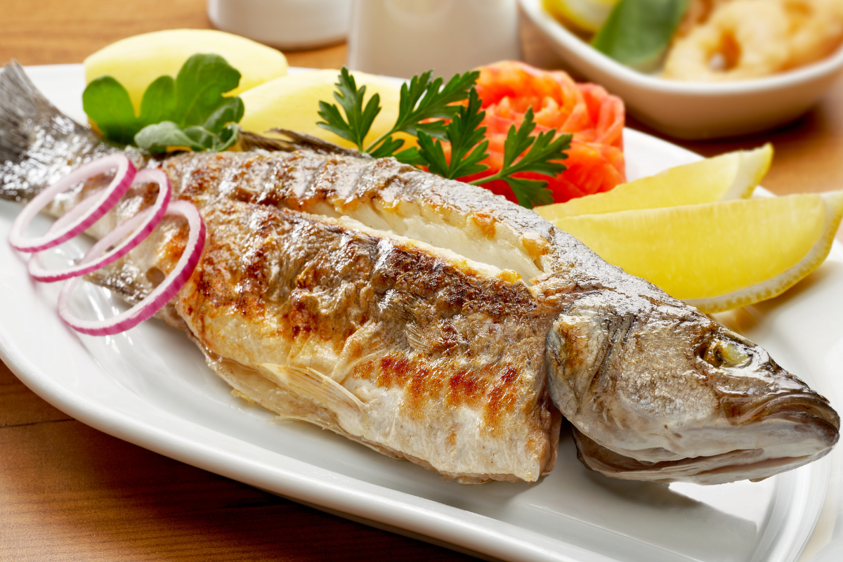 Сибас на гриле в категории Блюда из рыбы и морепродуктов