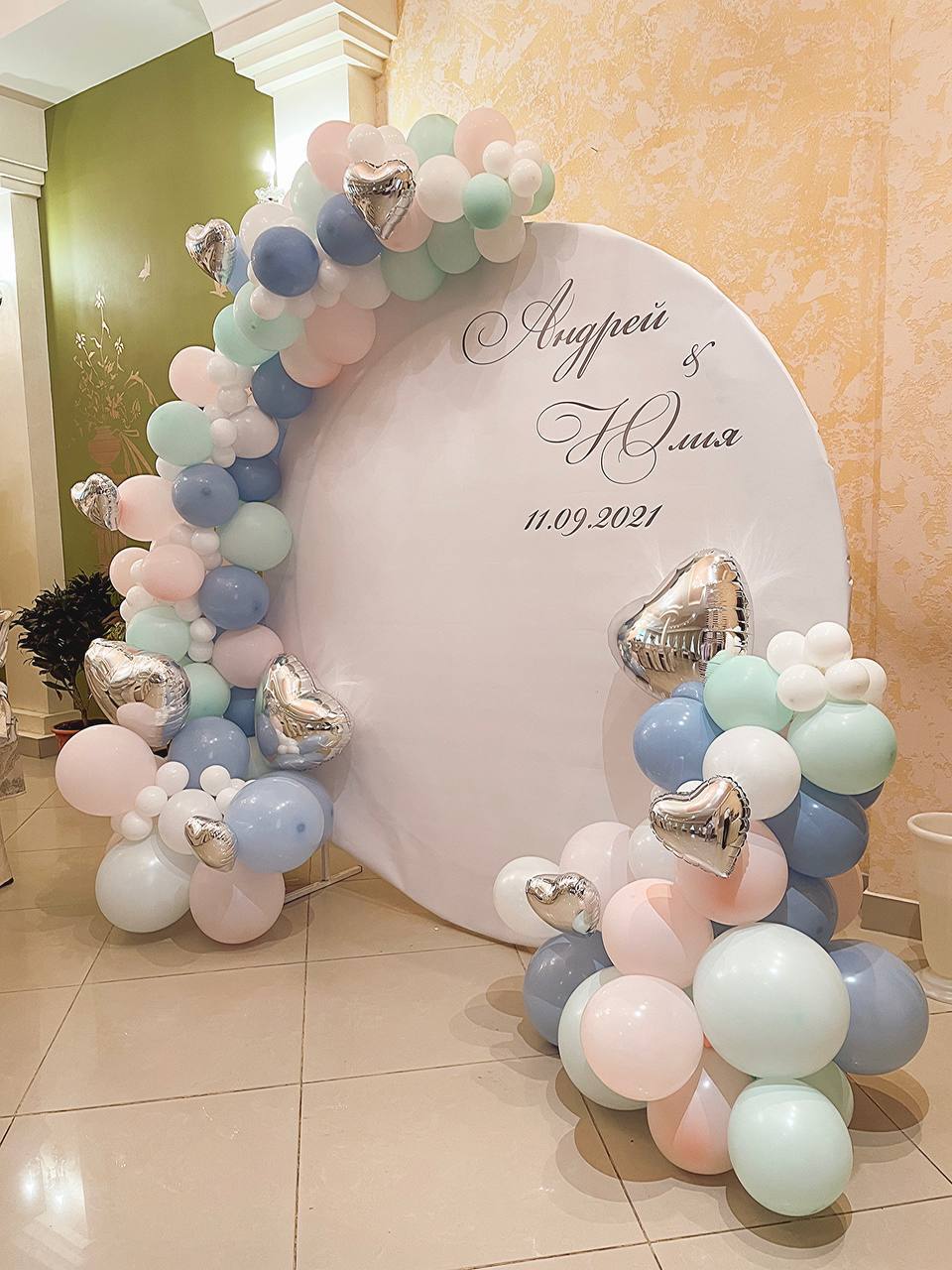 воздушные шары  свадьба