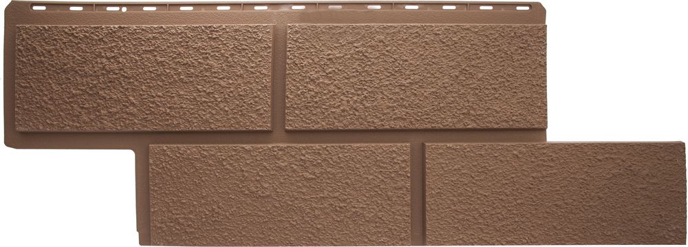 Фасадная панель Альта-Профиль Неаполь Эко 1000х430 мм, Терракотовый