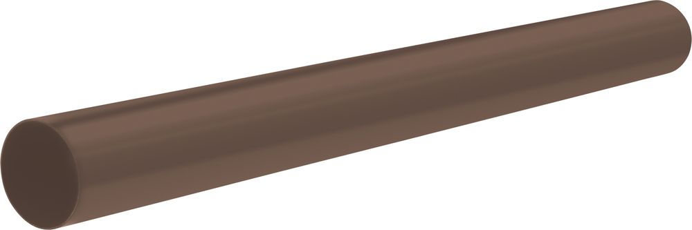 Труба водосточная ⌀74 мм Альта-Профиль Стандарт 3000 мм, Коричневый
