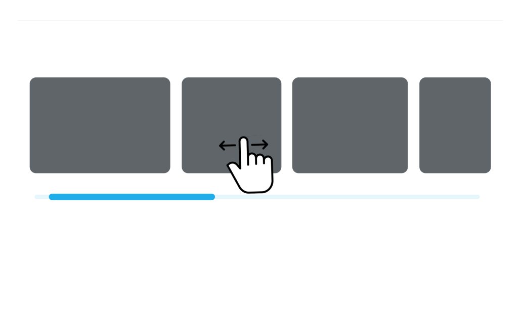 Слайдер drag scrolling (скролл мышкой)