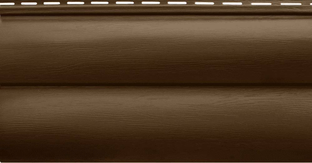 Сайдинг Альта-Профиль Блок-хаус Премиум BH-02, 3100х320 мм, Орех тёмный