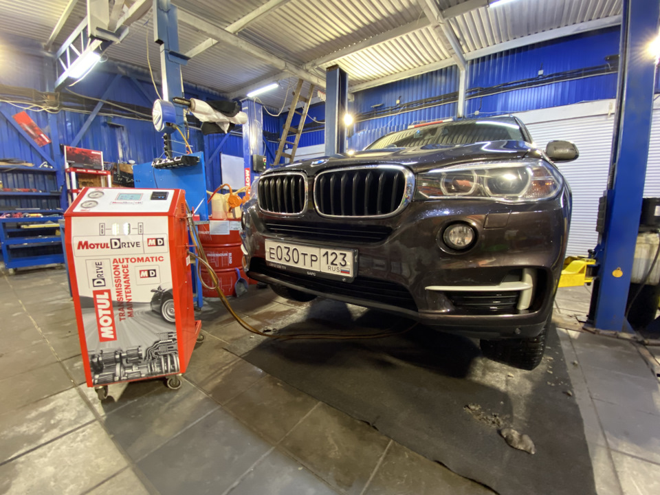 Кейс замена масла в АКПП на BMW X Серии 2016 г.в.