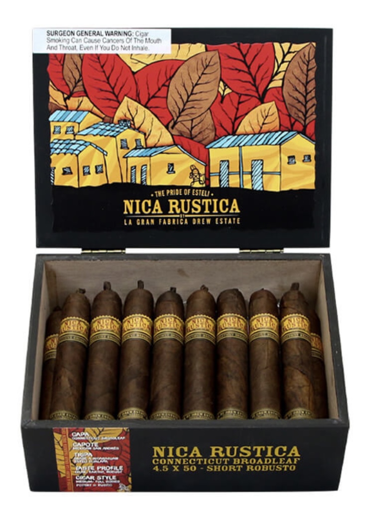 Купить сигару Drew Estate Nica Rustica Short Robusto в магазинах Sherlton