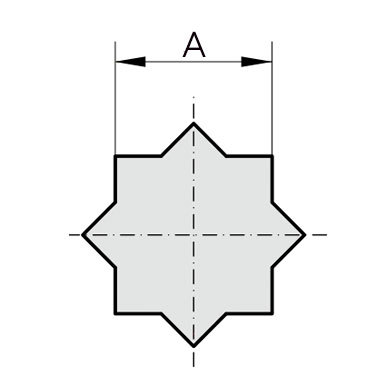 сечение двойной квадрат