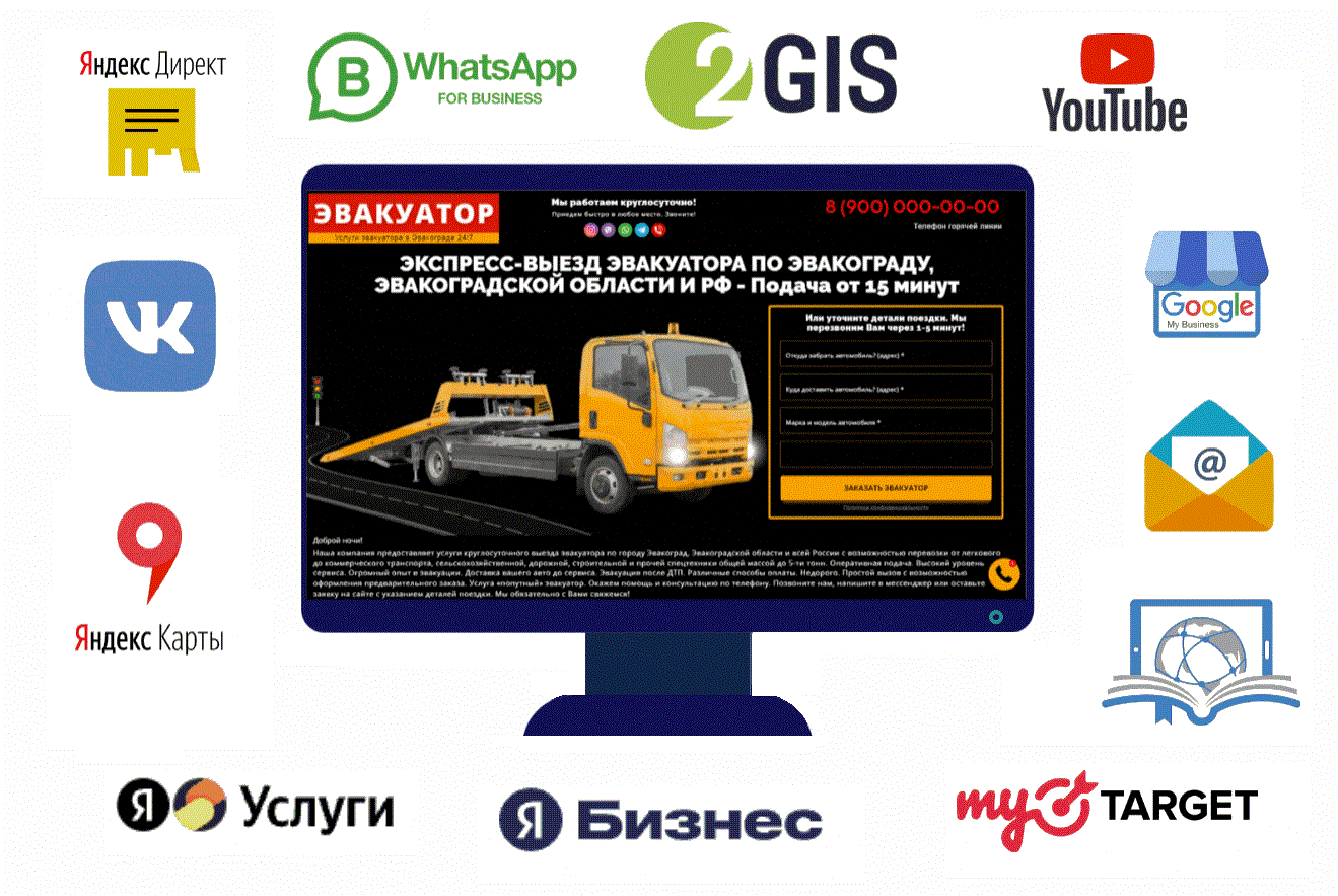 EVAK-MARKETING.RU - Реклама эвакуатора в Яндекс.Директ для Поиска и РСЯ ...