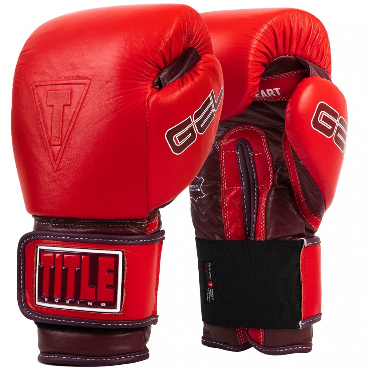 title gel incensed wristwrap heavy bag gloves