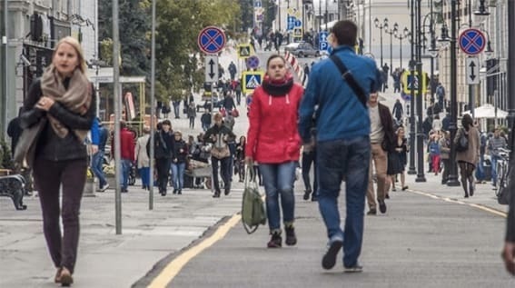 Подсчитаем количество пешеходов в г. Протвино и вычислим эффективные места распространения рекламы
