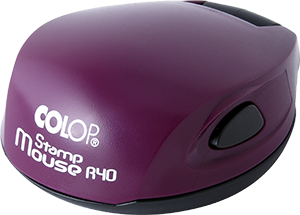 Изготовление новой печати на оснастке Colop Mouse пурпурный