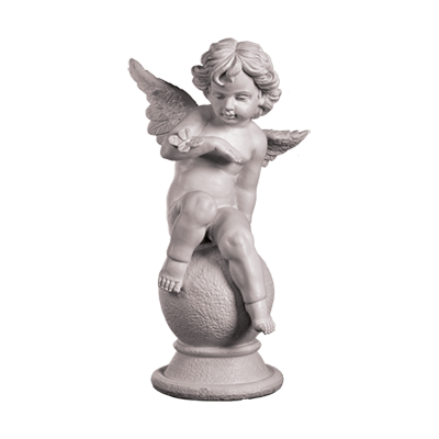 Скульптура Ангел с цветком